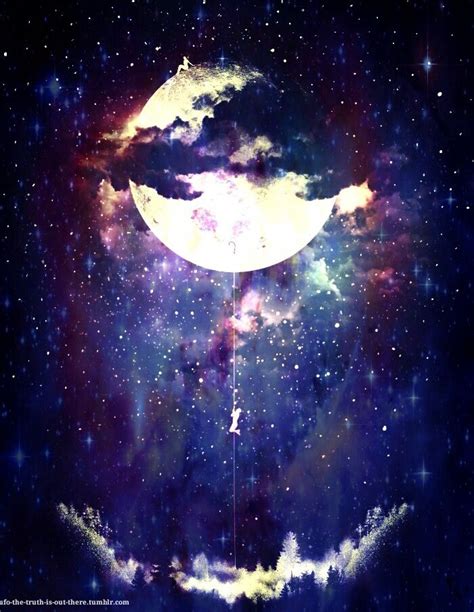 Galaxy Moon Art - 700x904 Wallpaper - teahub.io