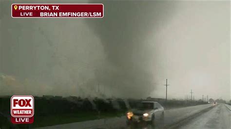 Drone Video Shows Significant Damage Moments After Tornado Rips Through Texas Town Fox Weather