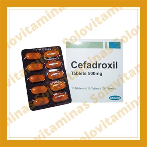 Cefadroxil Mg Saimed C Psulas Solo Vitaminas