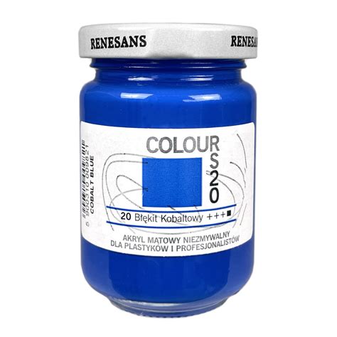 Farba Akrylowa Colours Renesans 20 Cobalt Blue 125 Ml