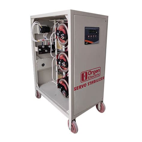 30 Kva Three Phase Servo Controlled Voltage Stabilizer At 85600 00 INR