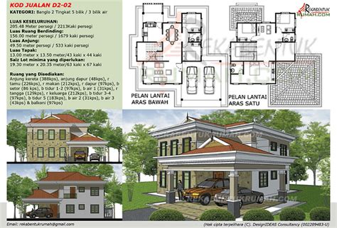 Contoh Plan Rumah 2 Tingkat Pelan Rumah Percuma Bina Sendiri Rumah