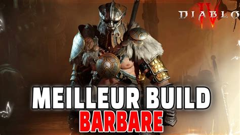 Meilleurs Build Comp Tences Barbare Sur Diablo Barbare Cheat Youtube