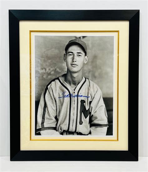 TED WILLIAMS HAND-SIGNED MINNEAPOLIS MILLERS PHOTOGRAPH#N# #N# #N# #N ...