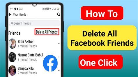 How To Delete All Facebook Friends In One Click 2024 New Update YouTube