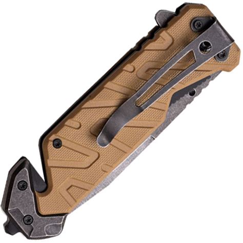 MTech USA Xtreme A841 Ballistic Knife w/ Glass Breaker | Camouflage.ca