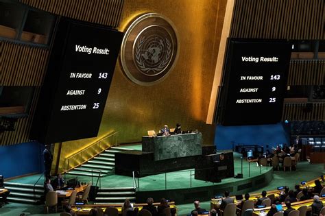 Un General Assembly Backs Palestinian Bid For Membership