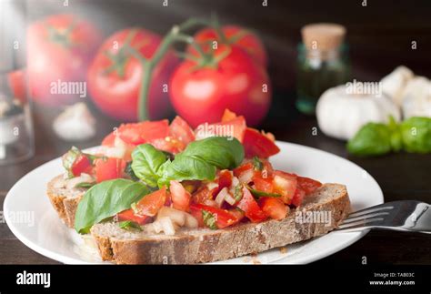 Antipasti Italien De Bruschetta Banque De Photographies Et Dimages