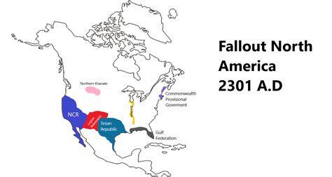 A Map Of What I Think Fallout America Will Look Like In The Future