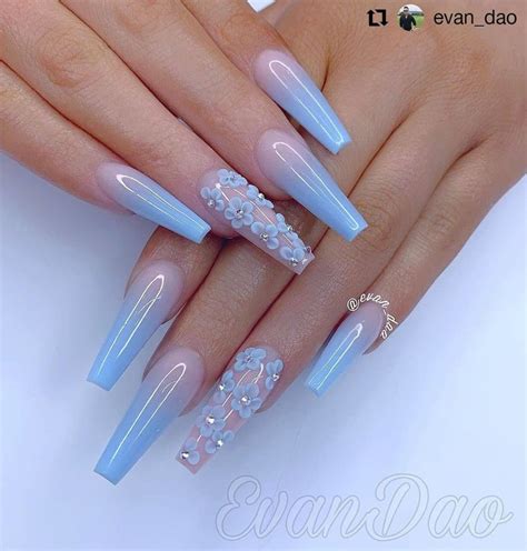 31 Gorgeous Blue Nails Art Desgins In Summer 2019 Nail Art Designs