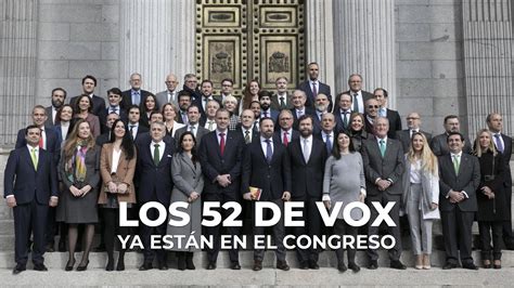 Los De Vox Ya Est N En El Congreso De Los Diputados Youtube