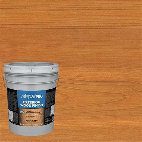 Valspar PRO Pre Tinted Cedar Transparent Exterior Stain Actual Net