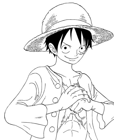 Luffy 2Y Lineart by Zodyack on DeviantArt