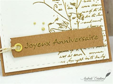 Carte Joyeux Anniversaire Place Cards Creations Place Card Holders