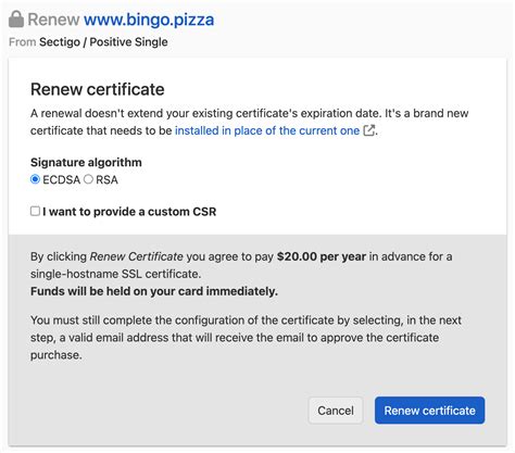 Csm Certificate Renewal