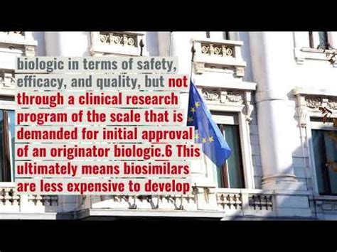 Ten Years Of Biosimilars In Europe Youtube