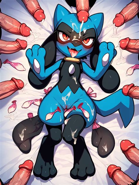 Riolu Body Gang Bang Blowjob Furry AI Porn