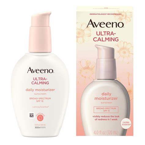 Aveeno Ultra Calming Daily Facial Moisturizer For Sensitive Dry Skin