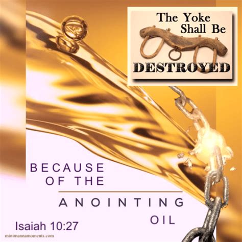 Anointing Breaks The Yoke Save The World Ministry