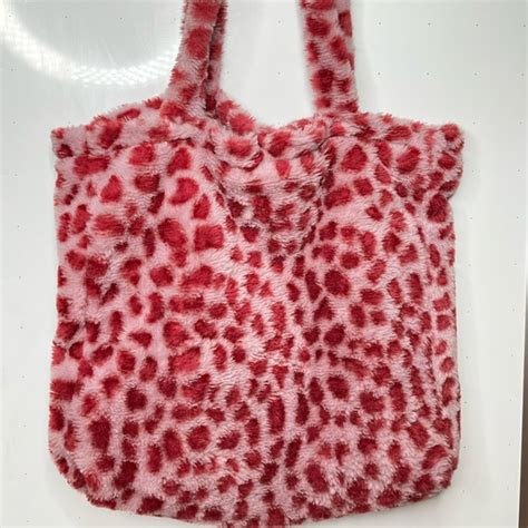 Accessories Fuzzy Cheetah Print Pink And Purple Y2k Bag Poshmark