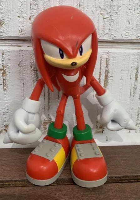 JAZWARES SEGA SUPER Poser KNUCKLES Sonic The Hedgehog 6 Zoll Figur