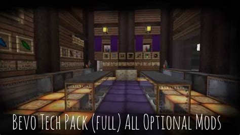 Bevo Tech Pack Server FULL All Optional Mods YouTube