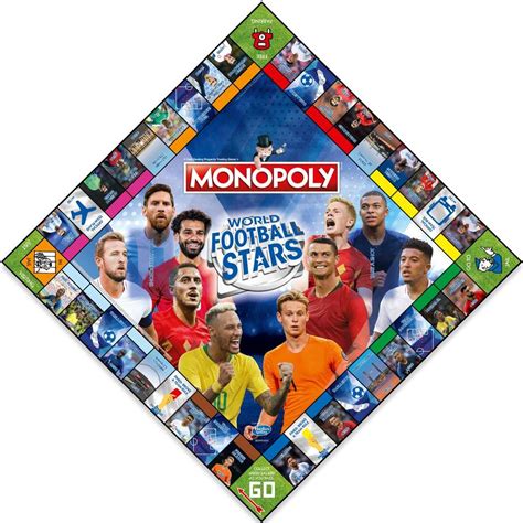 Monopoly Towarzyska Rodzinna Gra Planszowa World Football Stars