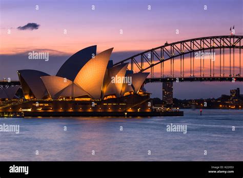 Sydney Harbour Bridge And Opera House