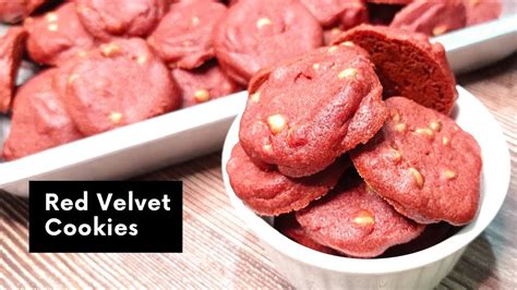 Biskut Red Velvet Rangup Red Velvet Cookies With Easy Steps Youtube