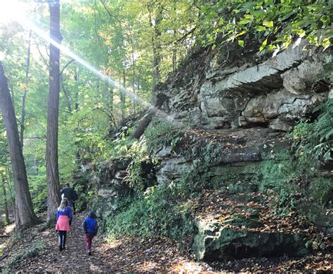 The Ledges At Fitzgerald Park Soaring Cliffs River Hikes