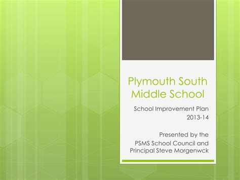 PPT - Plymouth South Middle School PowerPoint Presentation, free ...