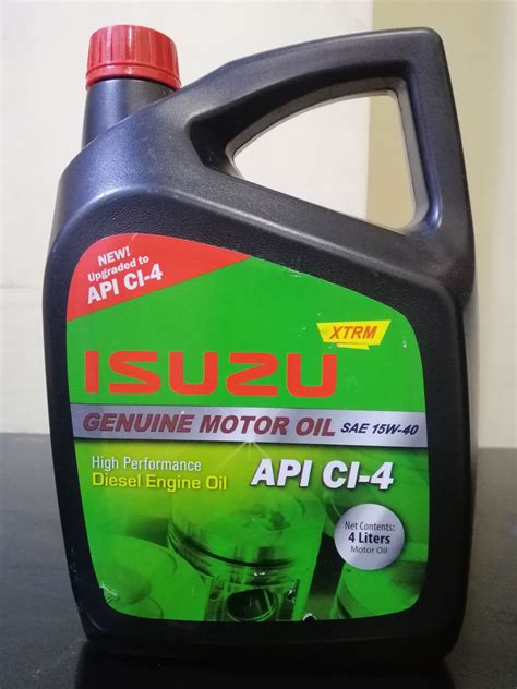 Isuzu Genuine Motor Oil Sae W Lazada Ph