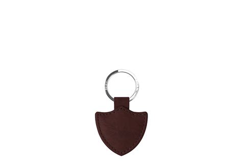 Leather Badge Keyring