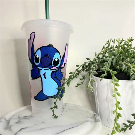 Lilo And Stitch Starbucks Cold Cup Stitch Starbucks Cup Reusable