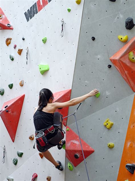 Free Images Rope Adventure Wall Equipment Training Indoor Rock