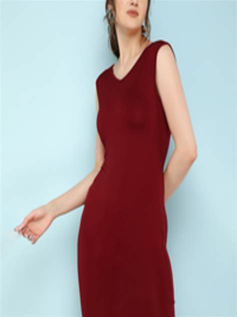 Buy LULU SKY V Neck Bodycon Dress Dresses For Women 26523326 Myntra