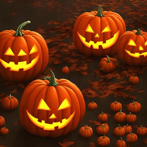 Premium AI Image | Halloween pumpkin lanterns