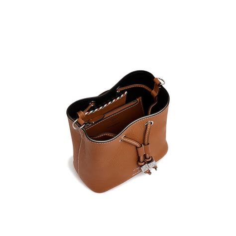 Le Tanneur Borsa A Secchiello Mini Donna Tan Craie Cafe Mascheroni Store