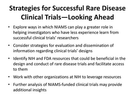 PPT Strategies For Successful Rare Disease Clinical Trials PowerPoint