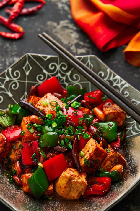 Kung Pao Tofu Recipe Meat Less Flavor Full