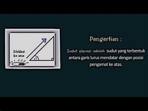 TUGAS MATEMATIKA Mengukur Sudut Elevasi YouTube