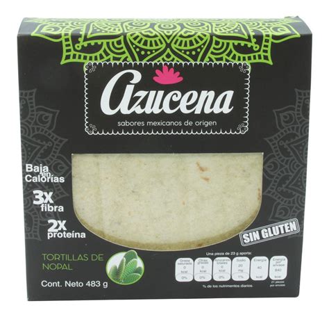 Tortilla Azucena Nopal 483g MercadoLibre