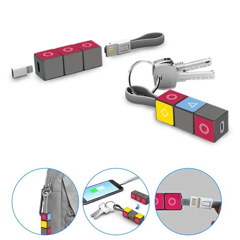 Волшебный световой куб Micro USB кабель для iPhone 11 Pro samsung Note ...