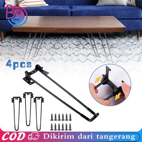 Jual Pcs Kaki Meja Lipat Tinggi Mm Kaki Besi Meja Lipat Aksesories