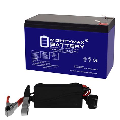 12V 7AH GEL F1 Replacement Battery Compatible With APC Back UPS XS 900