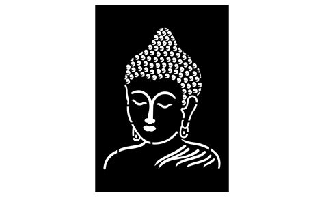 Buddha Laser Gautama Buddha Buddha Face Design Vector Etsy