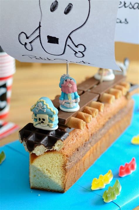 Piratenschiff Kuchen Kindergeburtstag Stuck Nautische