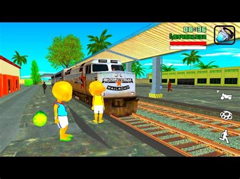 Upin Ipin Naik Motor Timun Vs Kereta Api Dipsy Tv Youtube