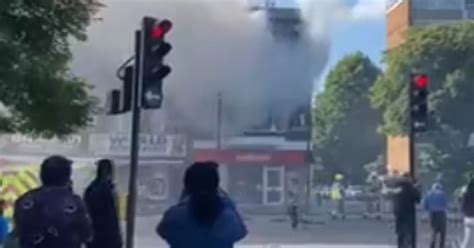 Live Canning Town Fire Updates As East London Road Shut And Smoke Seen