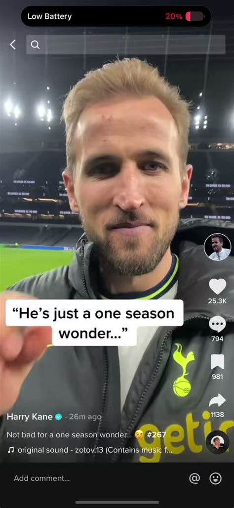 The Spurs Web On Twitter Harry Kane On Tiktok